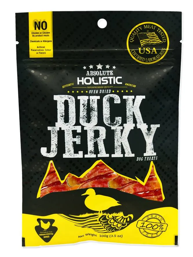 Absolute Holistic Grain-Free Duck & Sweet Potato Twist Dog Treat 100g