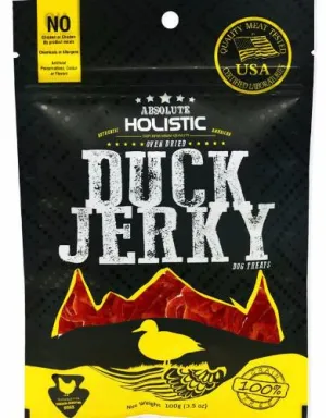 Absolute Holistic Grain Free Duck O'Ring Dog Treats 100g