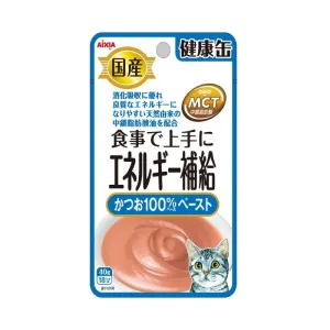 Aixia Kenko Energy Skipjack Tuna Paste Pouch Cat Food