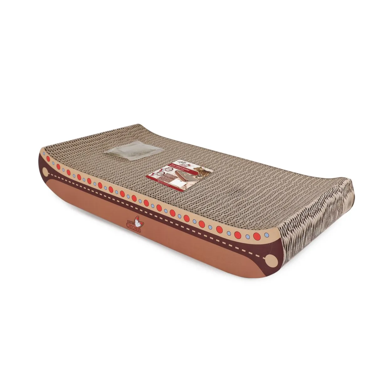 All For Paws Dream Catcher Canoe Cardboard Scratcher