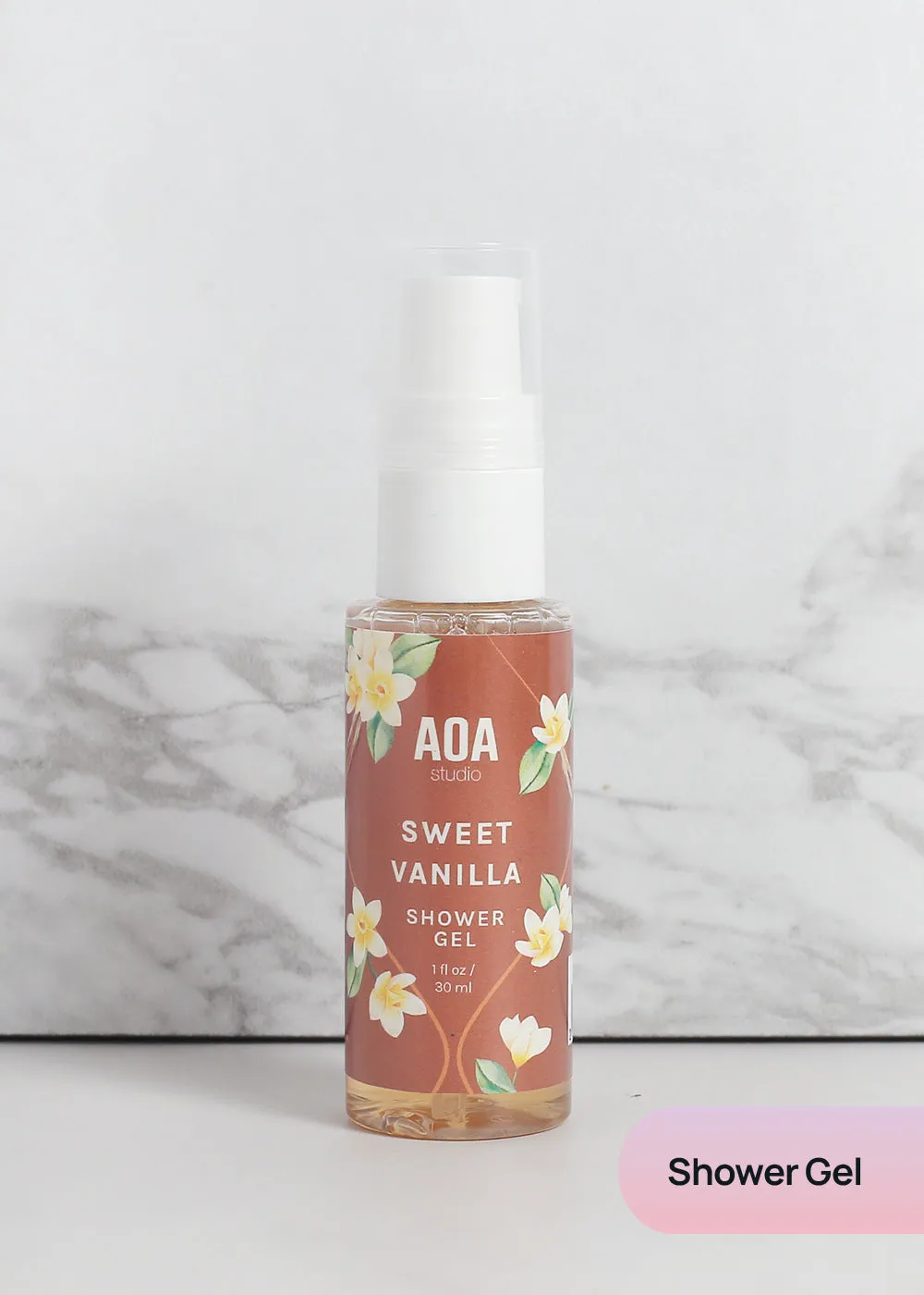 AOA Lotion, Shower Gel & Body Mist - Sweet Vanilla
