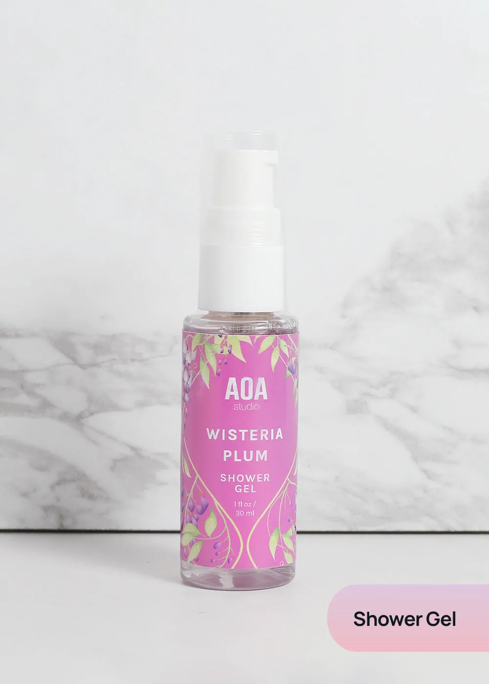 AOA Lotion, Shower Gel & Body Mist - Wisteria Plum