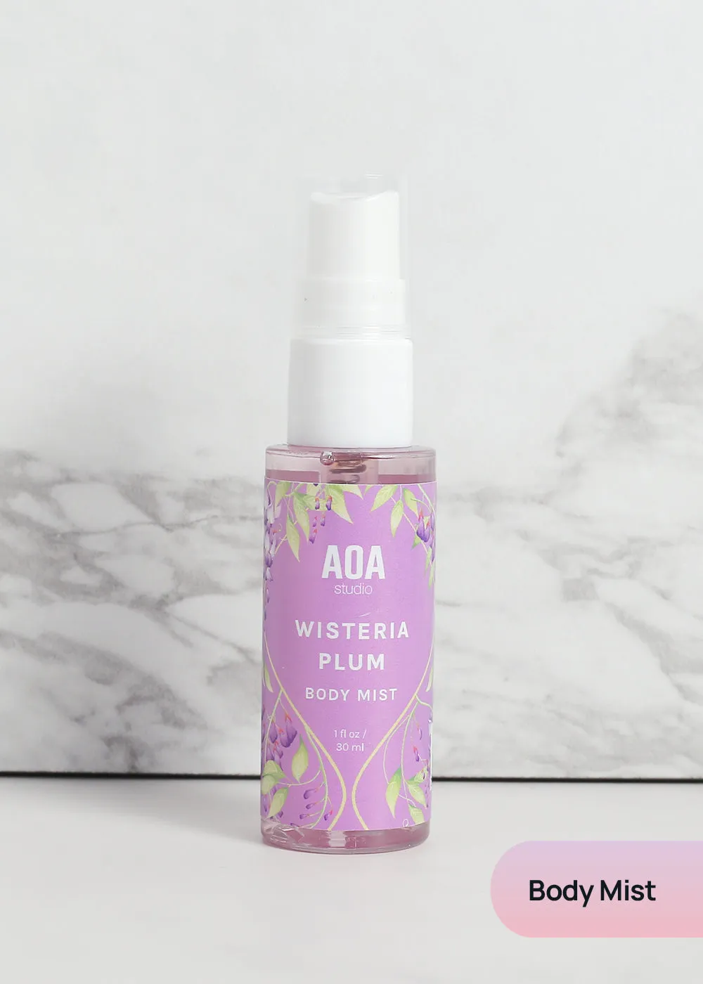AOA Lotion, Shower Gel & Body Mist - Wisteria Plum