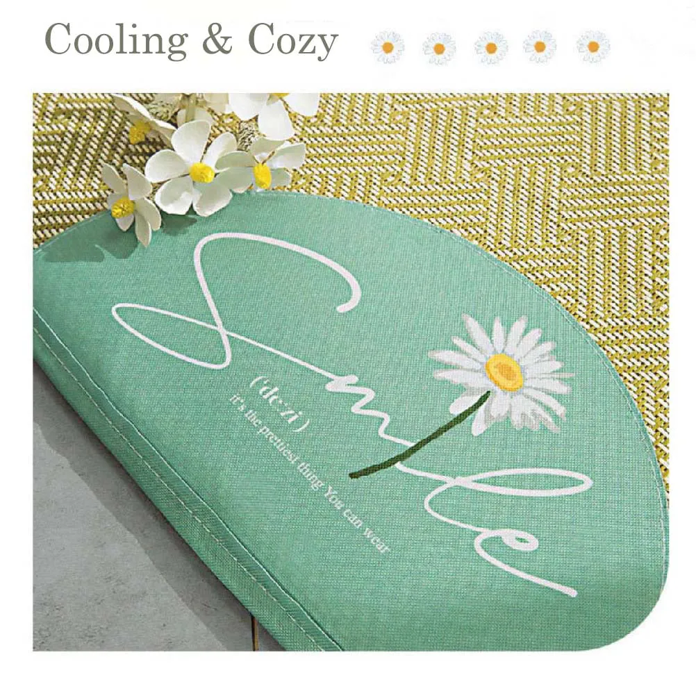 Cat and Dog Summer Cooling Bed, Daisy Flax Mat