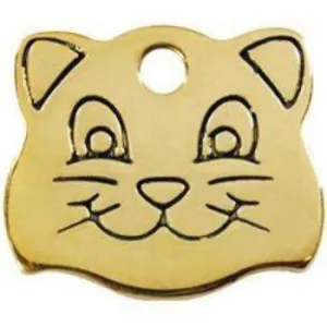 Cat Face Pet ID Tag