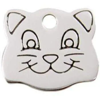 Cat Face Pet ID Tag