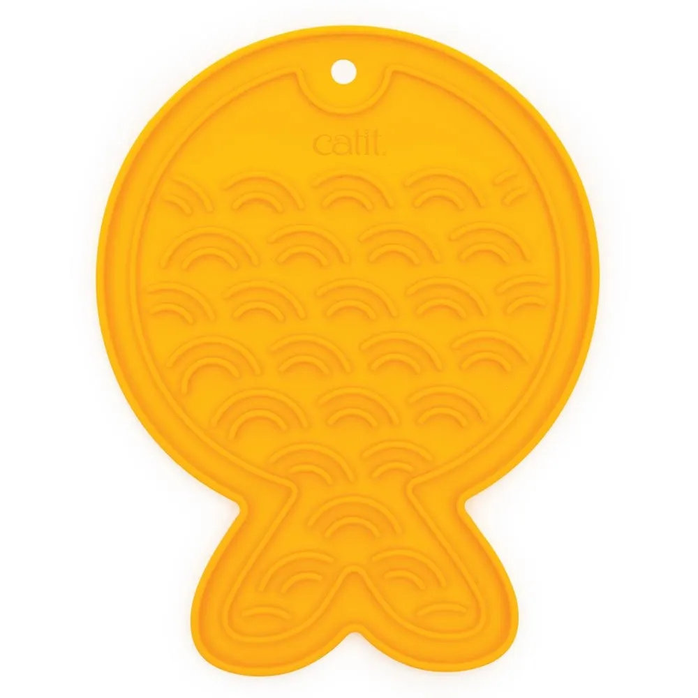 Catit Creamy Cat Treats Fish Shaped Lick Mat