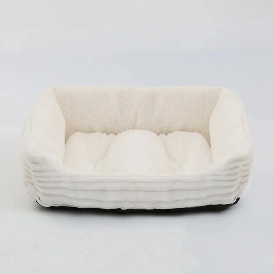 Cozy Plush Pet Bed for Comfortable Relaxation