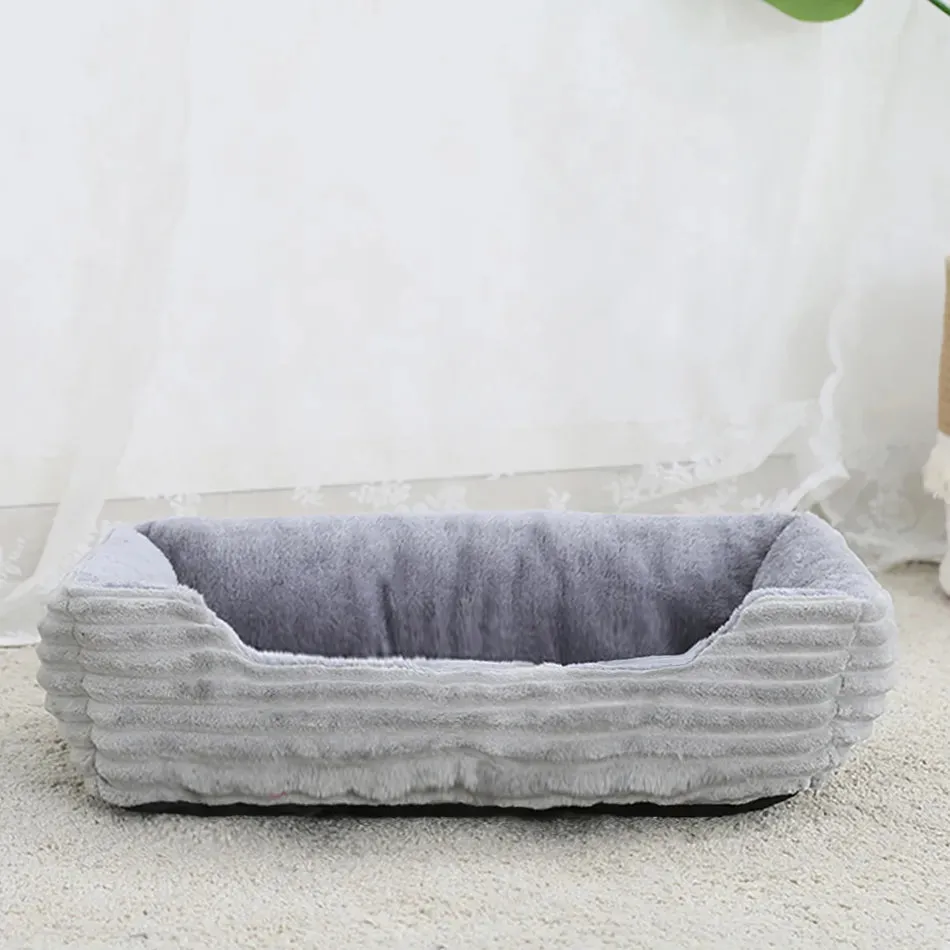 Cozy Plush Pet Bed for Comfortable Relaxation