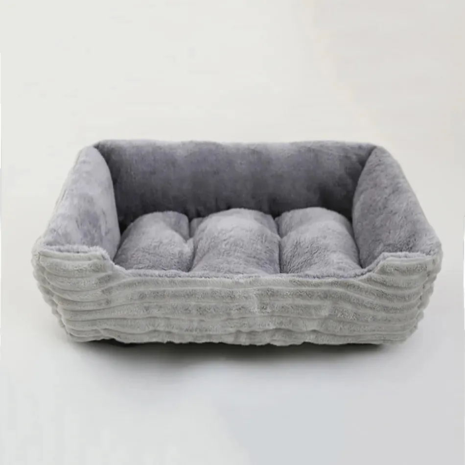 Cozy Plush Pet Bed for Comfortable Relaxation