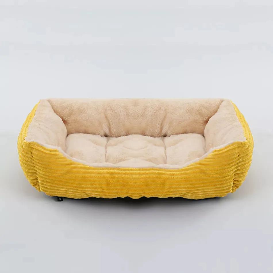 Cozy Plush Pet Bed for Comfortable Relaxation