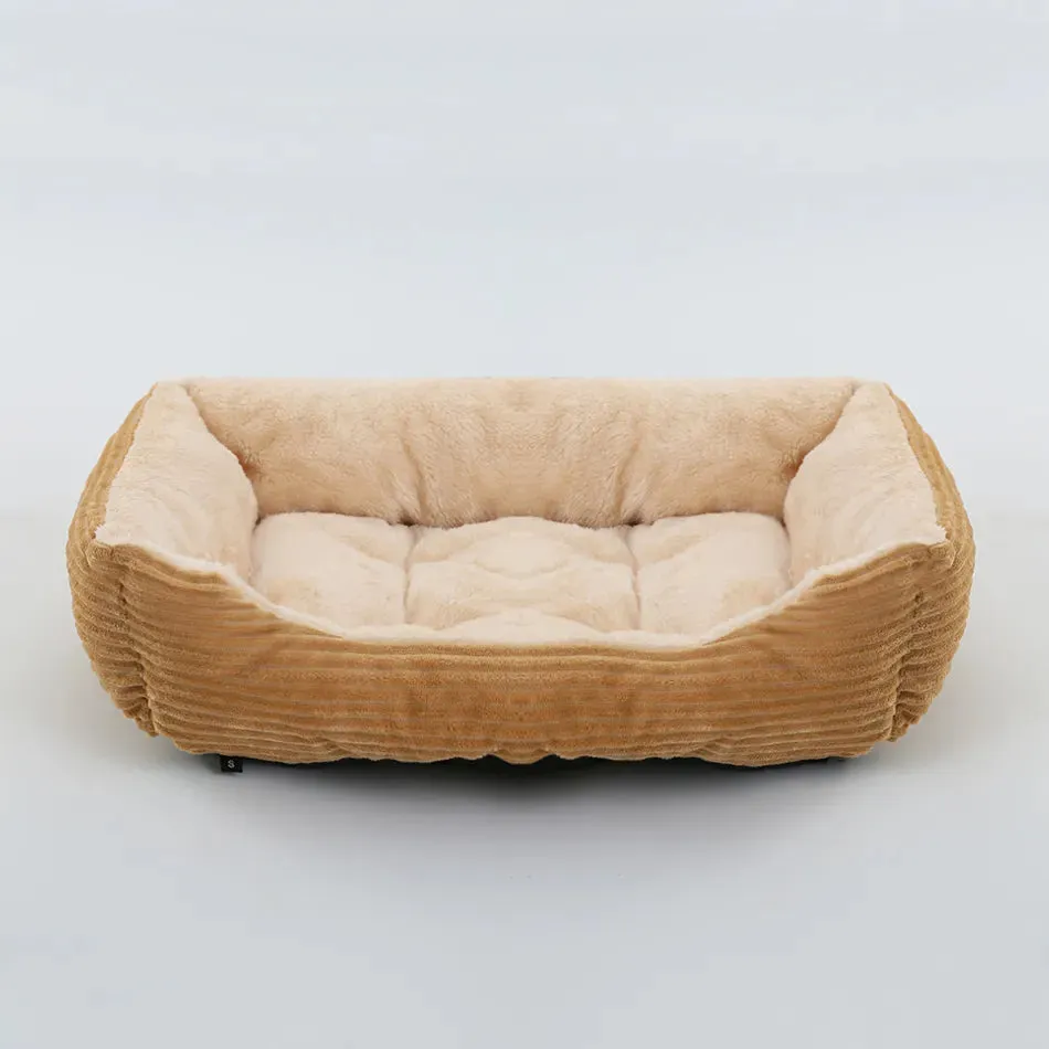 Cozy Plush Pet Bed for Comfortable Relaxation