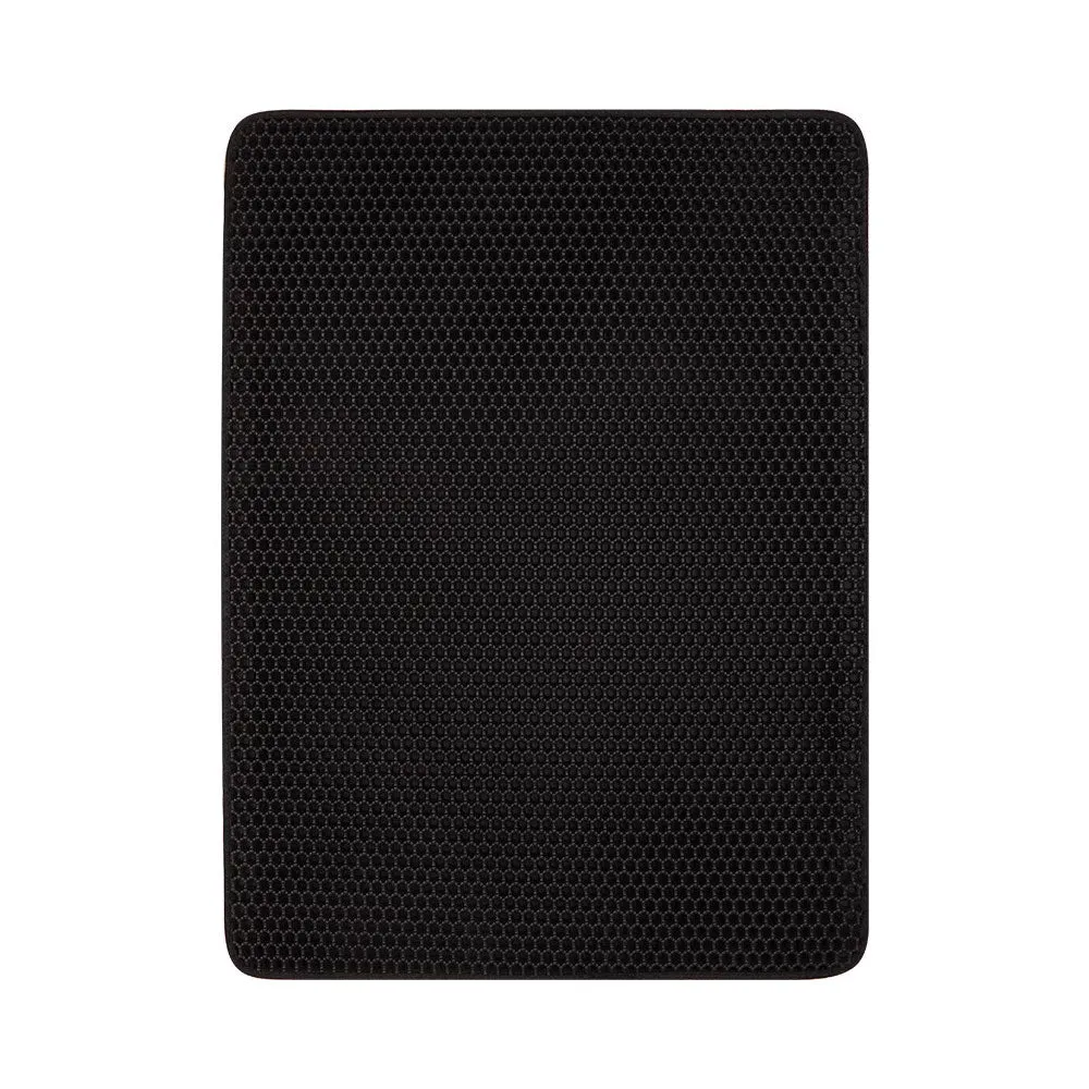 DDX Cat Two-Layer Litter Mat Black - L75cm x B55cm