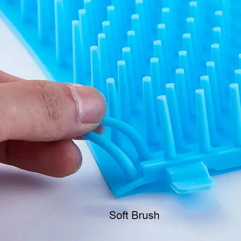 Dog Paw Washer with Soft Silicone Brush - Portable Cleaning Cup for Pets