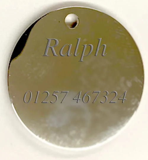Engraved Dog ID Tags - Available personalised