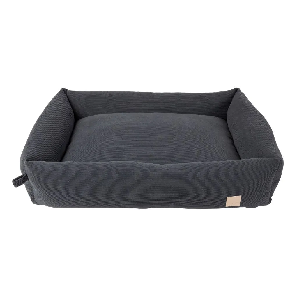 Fuzzyard Life Corduroy Dog Bed Slate Grey