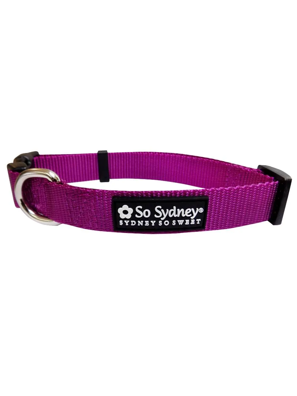 Grape Purple Adjustable Fashion Nylon Dog Collar