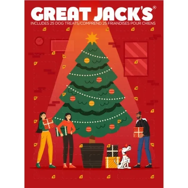 Great Jack's Dog Advent Calendar w/Assorted Treats