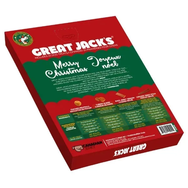 Great Jack's Dog Advent Calendar w/Assorted Treats