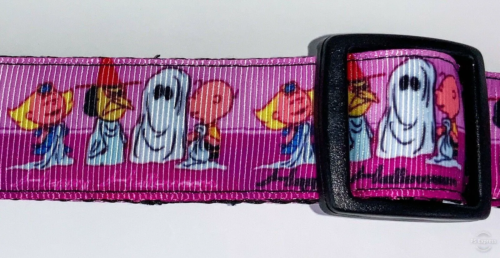 Halloween Peanuts dog collar, handmade adjustable buckle collar 1"wide or leash Petcollarshandmade