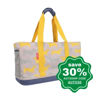 Ibiyaya - Sausage Dog Daily Tote - Yellow Mustard
