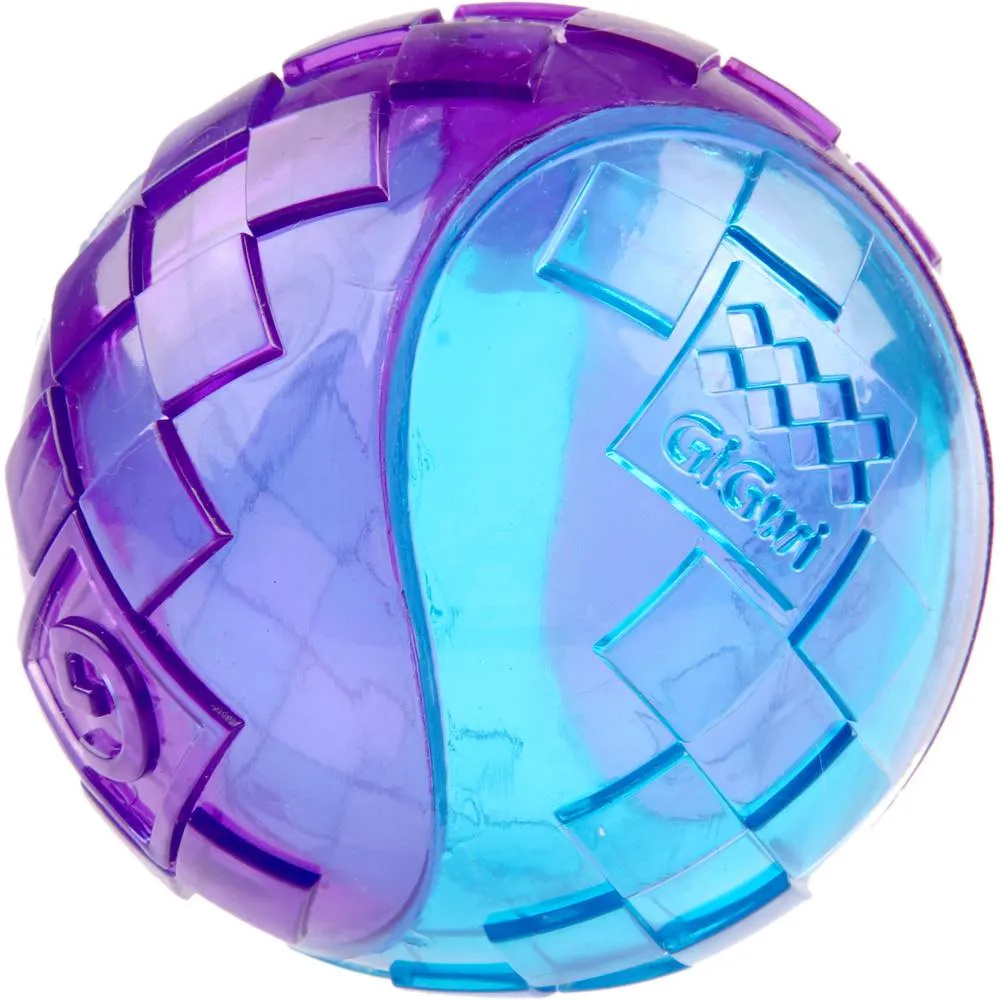 KOHE-VERSARY 8% OFF: GiGwi Squeaky Ball Dog Toy (Purple/Blue)