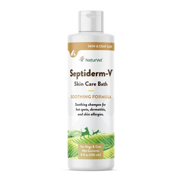 NaturVet Septiderm-V Skin Care Bath 8 fl.oz