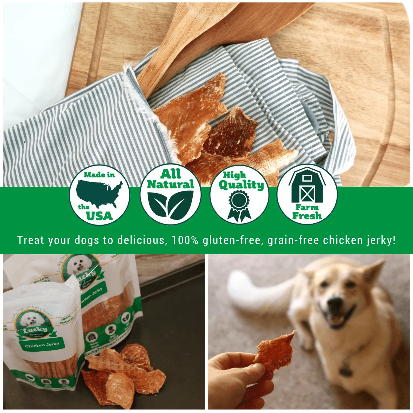 Organic Chicken Jerky Fillets