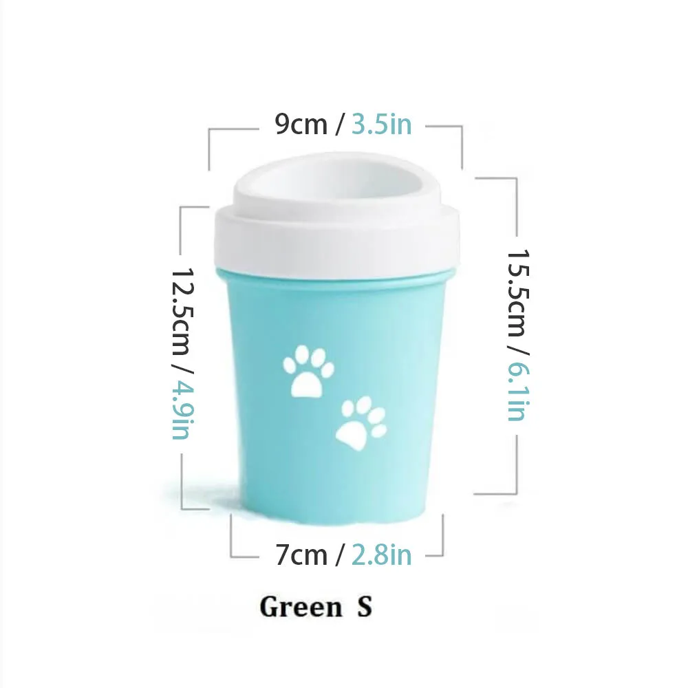 Pet Paw Cleaner Washer Cup With Soft Bristles