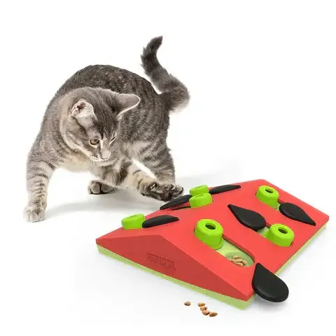 Petstages Melon Madness Puzzle & Play, Cat Toy