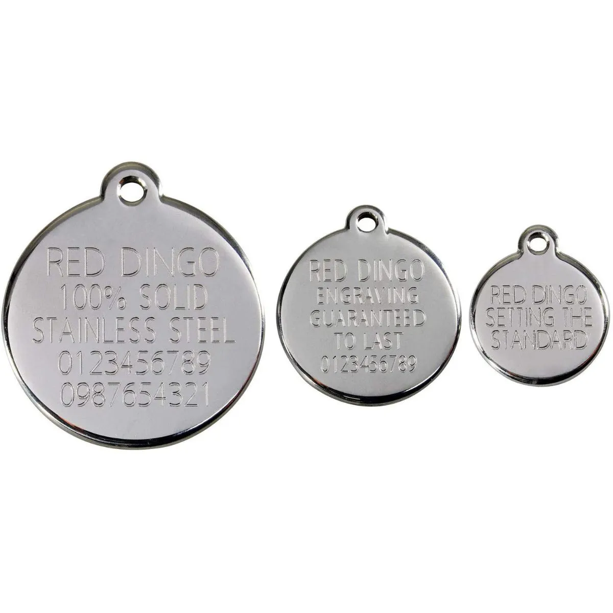 Red Dingo Glitter Cup Cake Pet ID Dog Tags