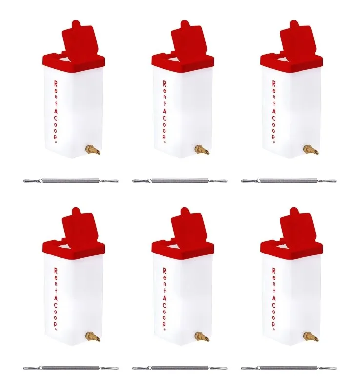 RentACoop No-Drip Small Animal Brass Nozzle Water Bottle. BPA Free. Best Water Bottle for Small Pet/Bunny/Ferret/Hamster/Guinea Pig/Rabbit Preferences
