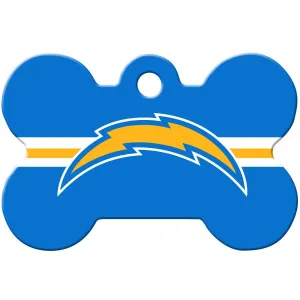 San Diego Chargers NFL Pet ID Tag - Large Bone