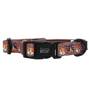 Sassy Woof Cuddly Corgis Dog Collar