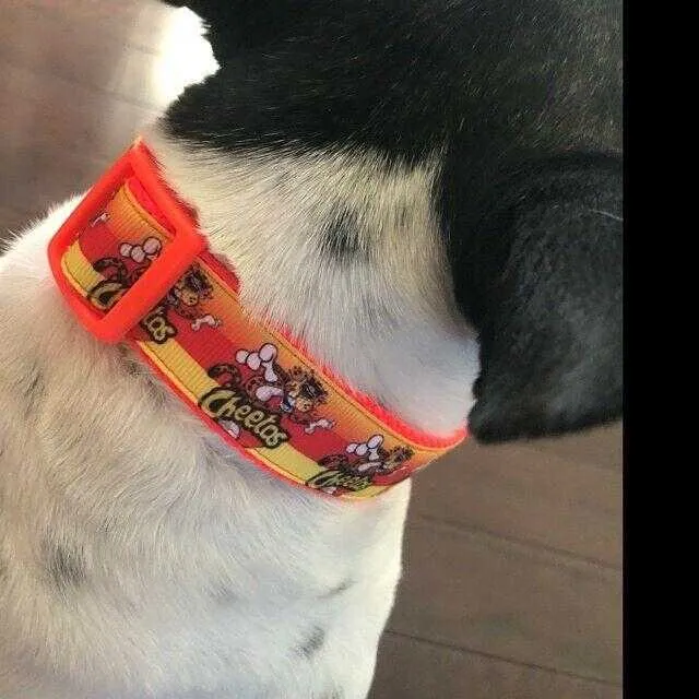 Sesame Street dog collar handmade adjustable buckle collar 1" wide or leash Petcollarshandmade