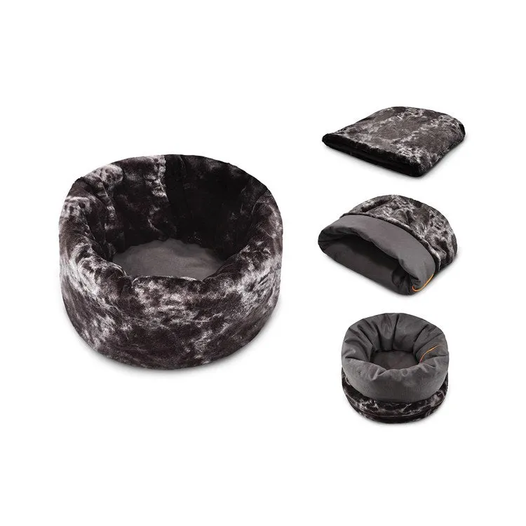 Snuggle Pet Bed - Charcoal - Small