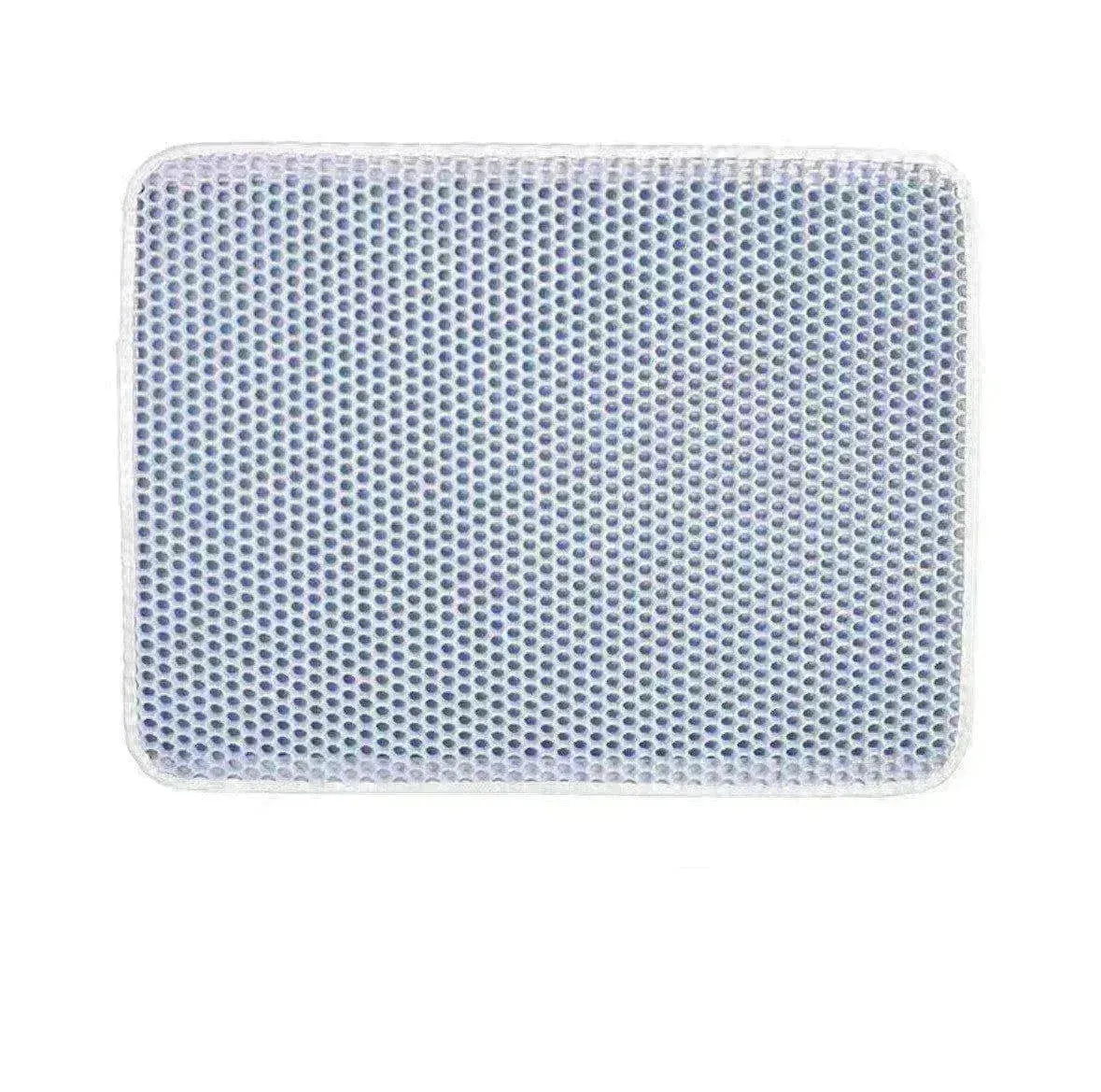 Solid Color Waterproof Easy to Clean Scatter Control Cat Litter Mat