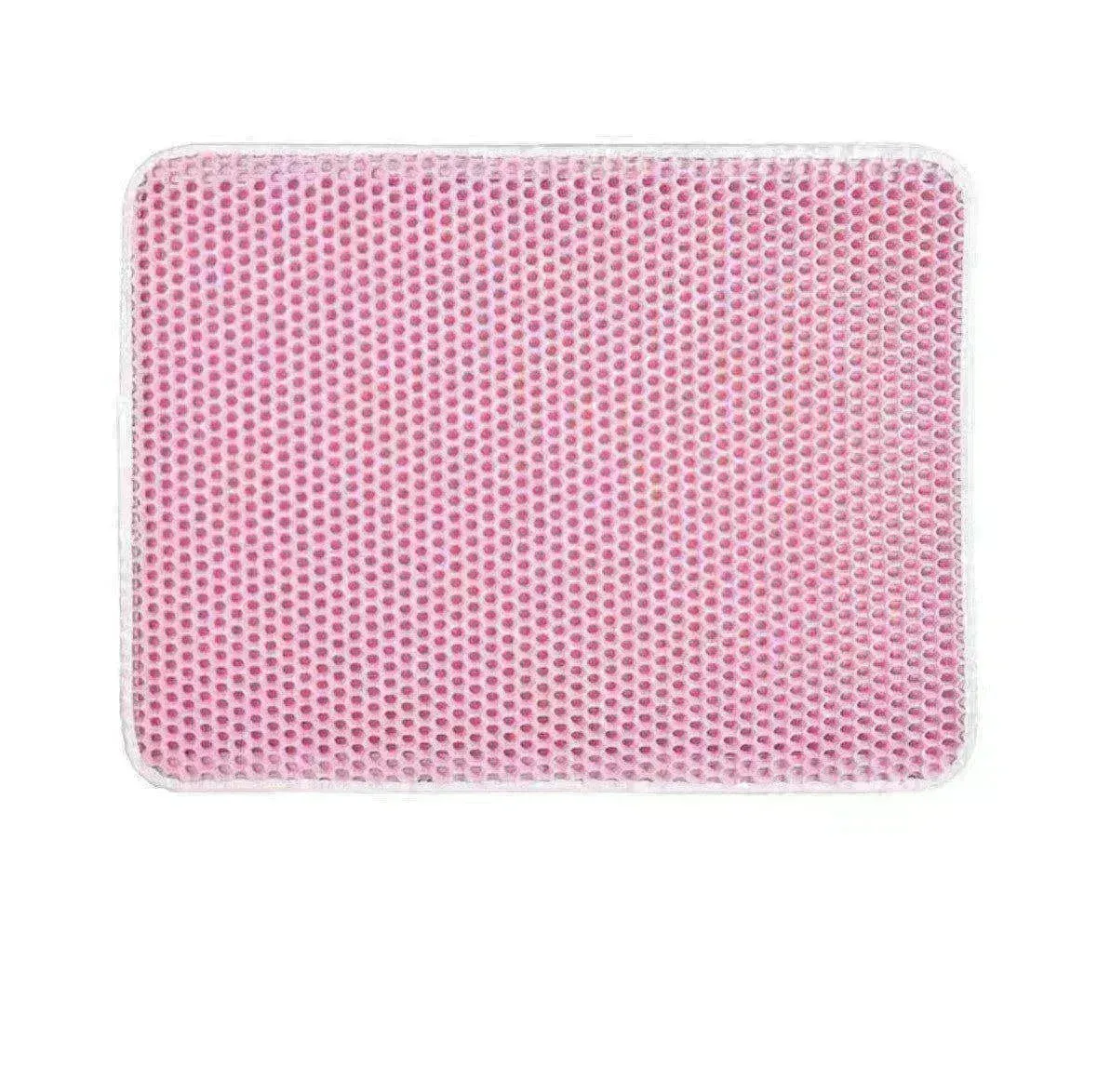 Solid Color Waterproof Easy to Clean Scatter Control Cat Litter Mat