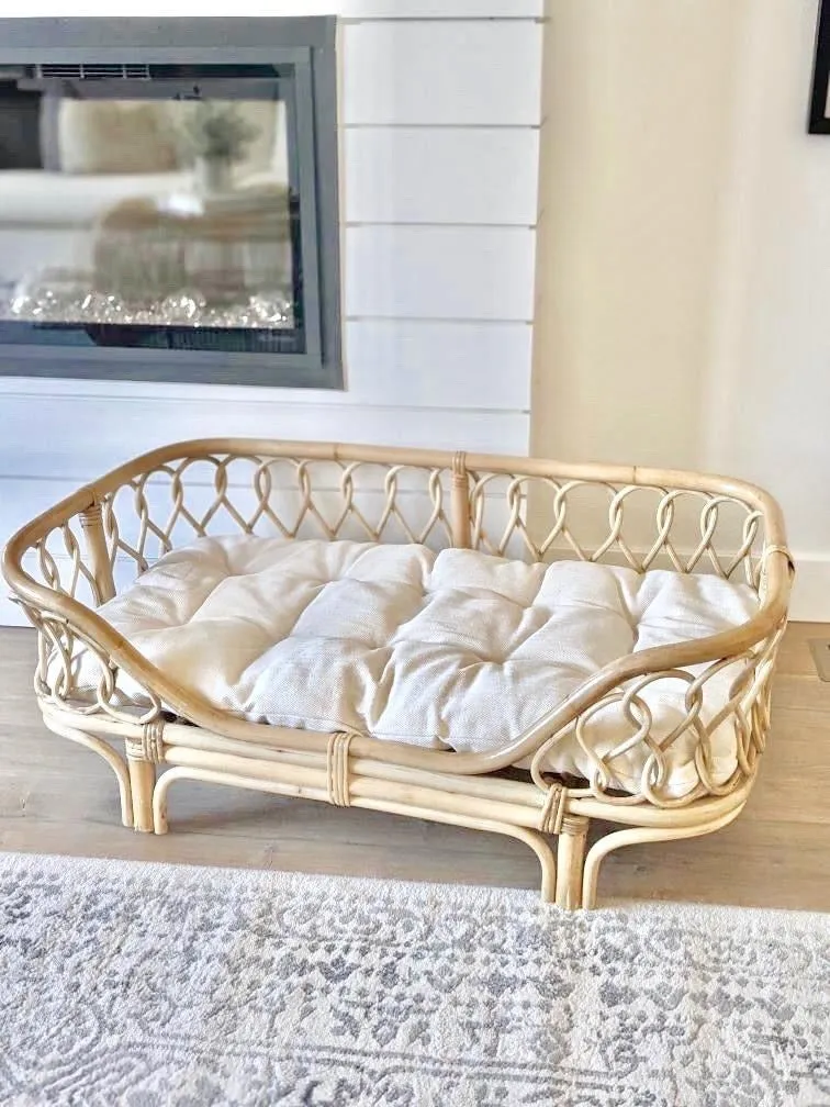 SP - Rattan Pet Bed - 'Eleanor'
