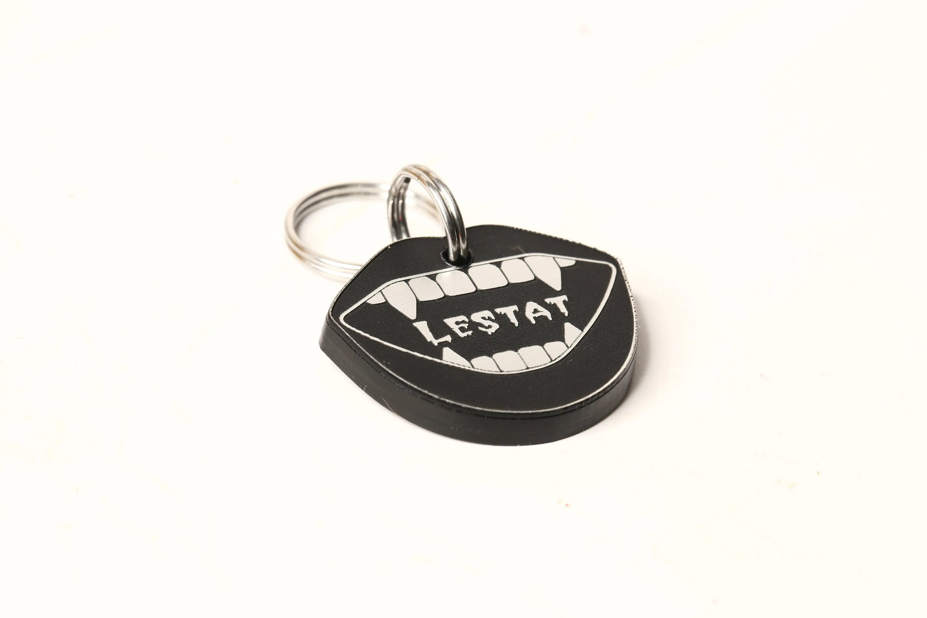 Vampire Pet Tag - Personalized Pet Tag - Dracula Cat ID Tag - Dracula Pet ID - Dog ID Tag - Fangs Pet Tag - Spooky Pet Tag