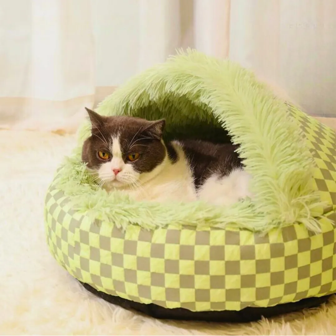 Winter Plush Pet Bed
