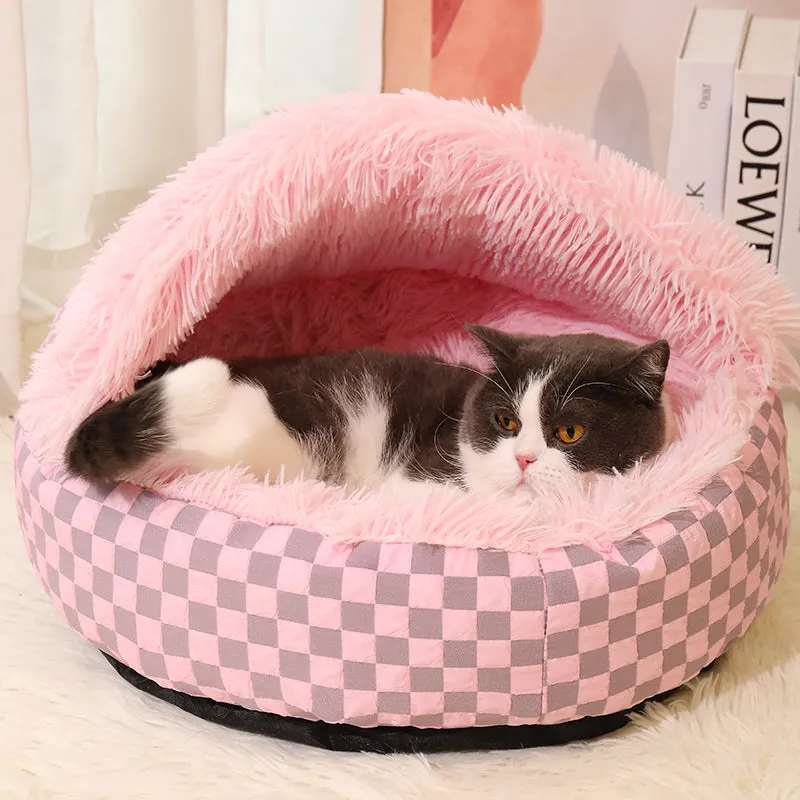 Winter Plush Pet Bed