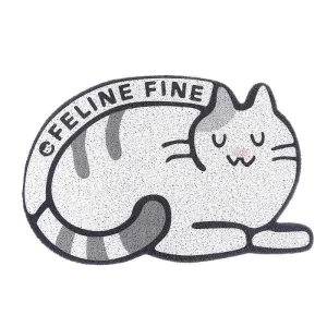 ZEZE Fancy Printed Cat Litter Mat